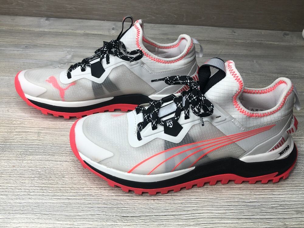 Womens sz 9 M PUMA Voyage 2 Nitro Low Pristine Light Lime Pink Shoes